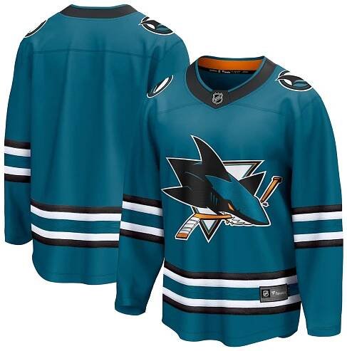 Pánský Dres San Jose Sharks Breakaway Home Jersey Teal