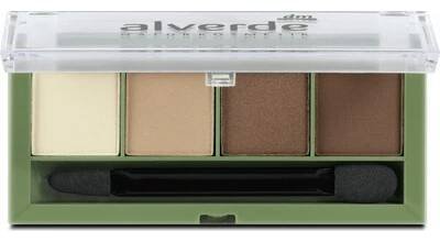 alverde naturkosmetik oční stíny quattro 37 Chocolate 4,4 g