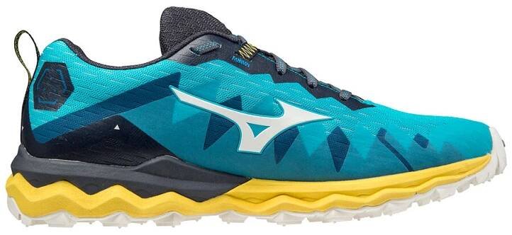 MIZUNO WAVE DAICHI 6 BĚŽECKÁ OBUV PÁNSKÁ - Světle modrá, Žlutá č.3