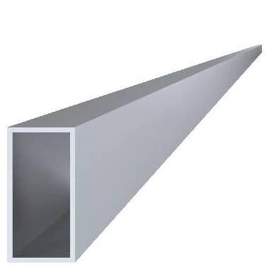 Hliníkový jekl 80x40x3mm, délka 6000 mm, materiál EN AW-6060 T66, přírodní hliník bez povrchové úpravy, cena za kus