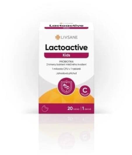 Probiotika pro děti Lactoactive Kids Livsane levně | Kupi.cz