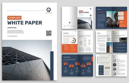 Visual White Paper Design Template