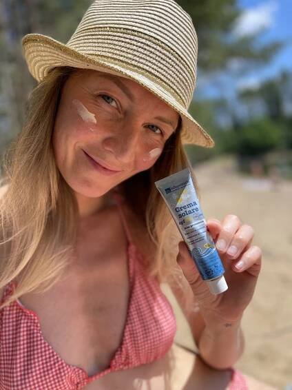 laSaponaria BIO Opalovací krém pro děti a citlivou pokožku SPF 50