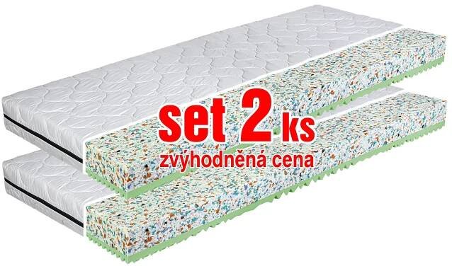 Lara 1+1 - kvalitní pěnová matrace ve zvýhodněném setu 2 ks