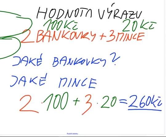Lekce matematiky 6: Určení hodnoty výrazu