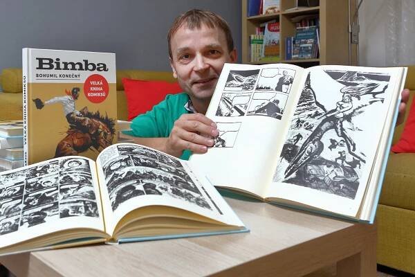 Kniha komiksů připomene malíře Bimbu, ilustroval plakáty i foglarovky