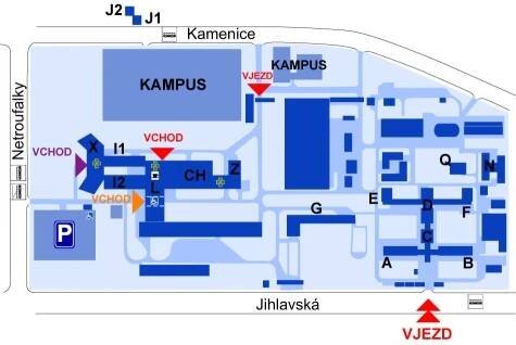 Jak nás najdete - Fakultní nemocnice Brno
