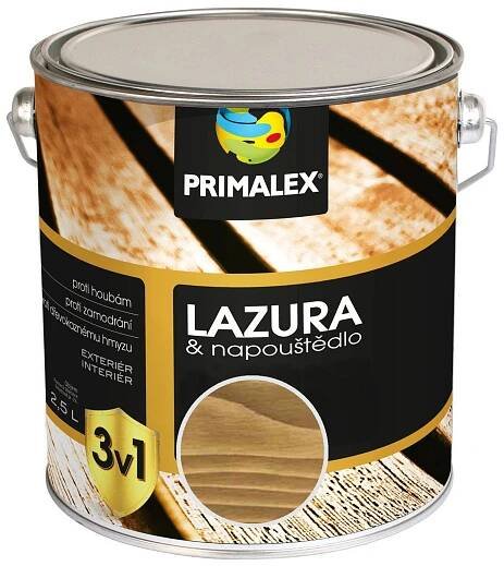 Primalex Impregnační lazura s napouštědlem letní dub; matná; 2,5 l