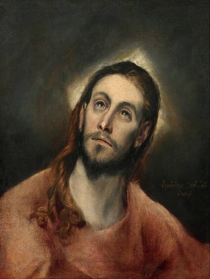 Soubor:Doménikos Theotokópulos (called El Greco) - Christ in Prayer - Google Art Project.jpg
