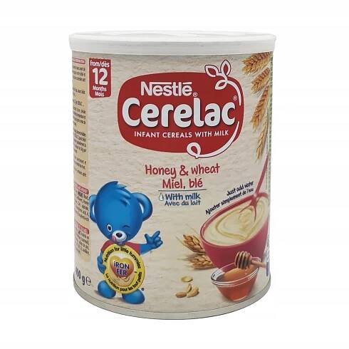 Obilná kaše pro miminka pšeničná medová Cerelac Nestle 400 g