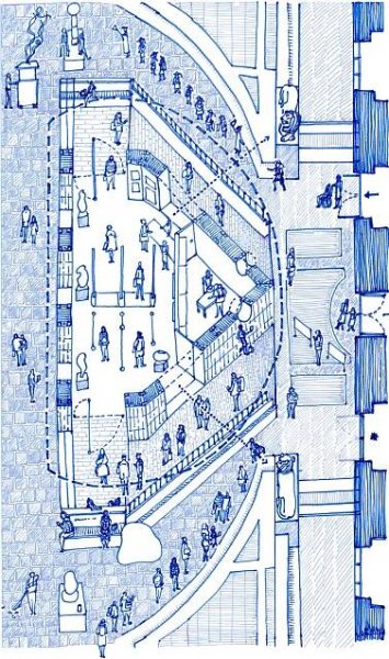 British Museum Visitor Welcome Pavilion - Hayatsu Architects