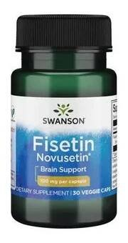 Swanson Fisetin Novusetin Doplněk stravy s fisetinem 30 ks, vegetariánská kapsle, 100 mg, EXP. 03/2025