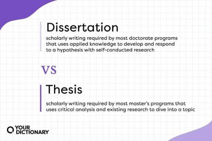 Dissertation vs. Thesis: What’s the Difference?