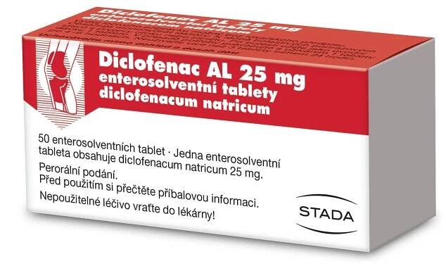 Diclofenac AL 25 mg 50 tablet