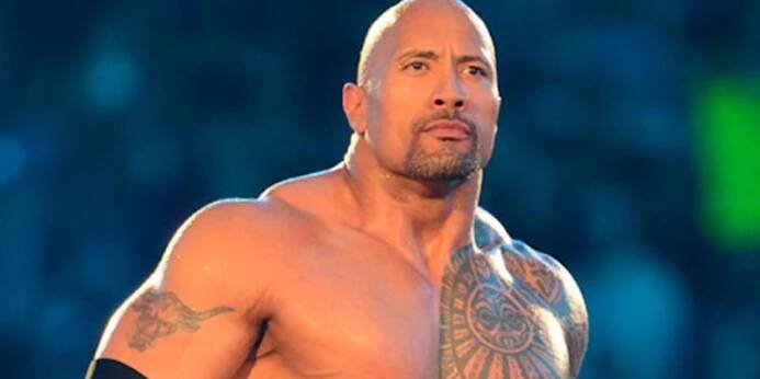 Dwayne Johnson v době, kdy byl aktivním wrestlerem