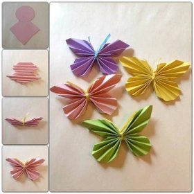 DIY PAPER BUTTERFLIES Kids Crafts, Paper Crafts Diy, Paper Crafting, Diy And Crafts, Craft Projects, Arts And Crafts, Craft Ideas, Design Projects, Painting Projects