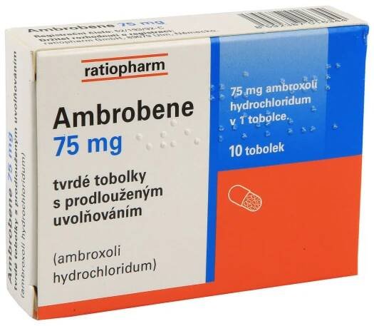 Ambrobene – AMBROBENE 75MG tvrdé tobolky s prodlouženým uvolňováním 10