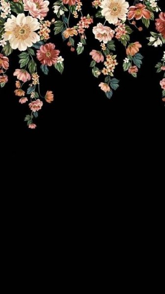 Pink and White Floral Wallpaper