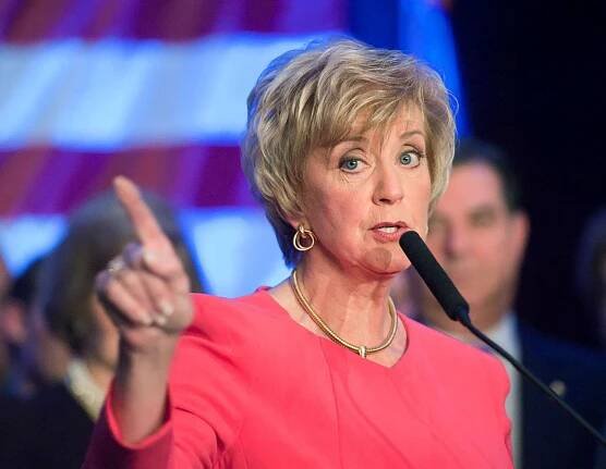 STAMFORD, CONNECTICUT - JULY 17: Former Small Business Administrator Linda McMahon led all presidential campaign donors from Connecticut, having given $813,000 to a joint fundraising committee affiliated with her former boss, Donald Trump