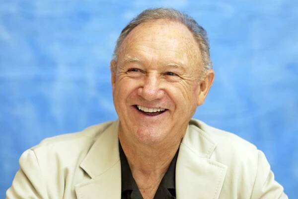 Gene Hackman during "Runaway Jury" Press Conference