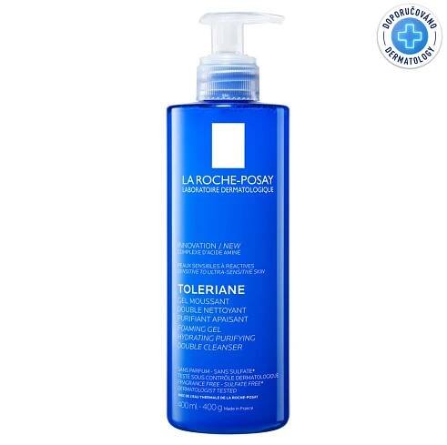 LA ROCHE-POSAY TOLERIANE Pěnící čisticí gel 400ml