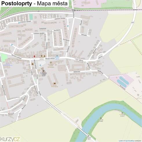 Postoloprty - mapy | Kurzy.cz