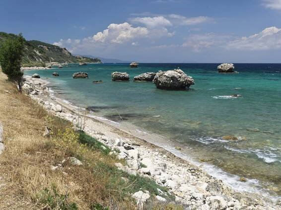 Limenia - pláž - Kefalonia