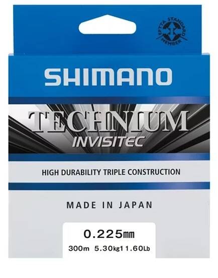 Shimano Vlasec Mainline Line Technium Invisitec 300m
