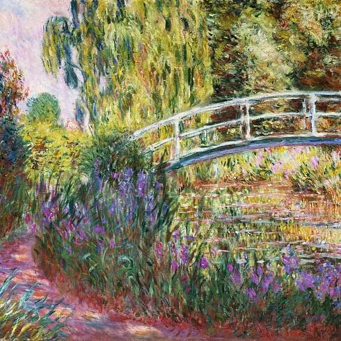 Obrazová reprodukce Pond with Water Lilies (1900)