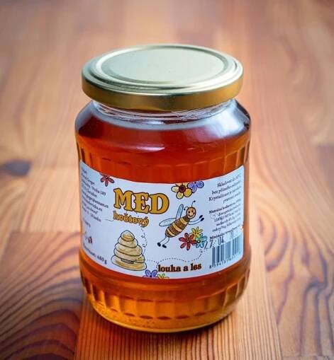 Med smíšený - louka a les 470g - Drakkaria
