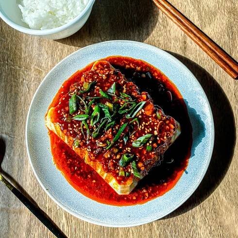 cold 10 minutes quick and easy chili garlic silken tofu