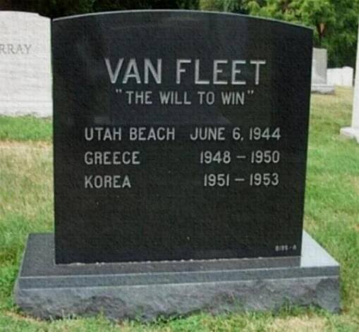 Van Fleet, James Alward. | WW2 Gravestone