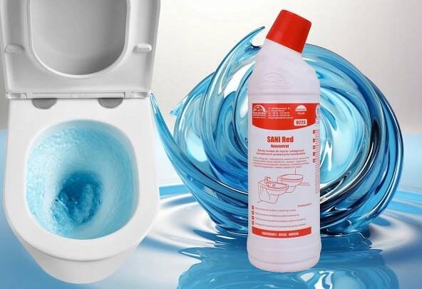 SANI RED Gel na WC čištění a odvápňování toalet třešňový 1L EAN (GTIN) 5901769033894
