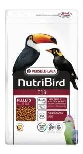 VERSELE-LAGA NutriBird T16 - celoroční extrudy pro tukany, turaka a velké ovocnomilné druhy ptáků 2kg