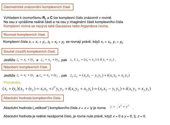 PPT - Komplexní čísla. PowerPoint Presentation, free download - ID:4042632