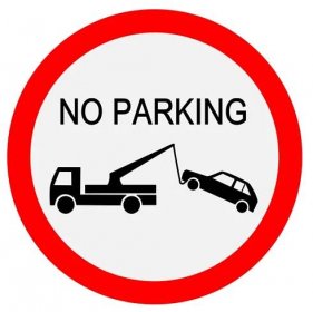 Bez parkování — Ilustrace