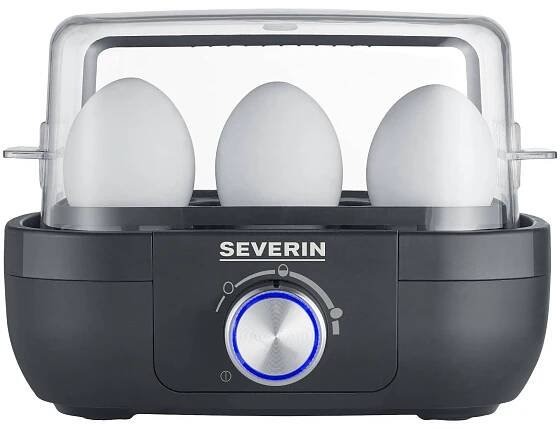 Severin EK 3166 vařič vajec bez BPA, s odměrkou, s propichovátkem vajec černá : Půhy.cz