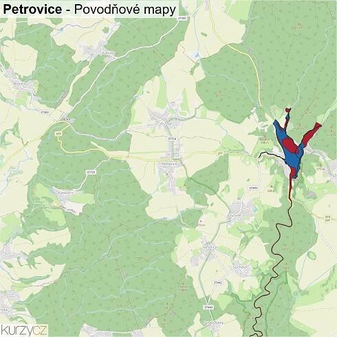 Petrovice - mapy | Kurzy.cz