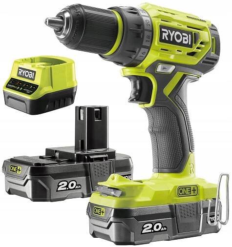 RYOBI R18DD7-220S BEZKARTÁČOVÝ AKU ŠROUBOVÁK 18V 2x2Ah