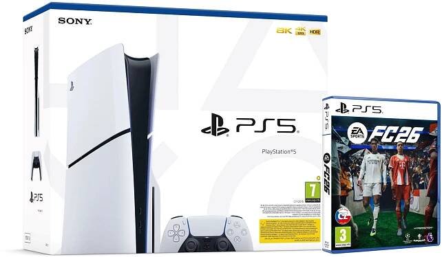 PlayStation 5 (Slim) + EA Sports FC 26 Hlavní obrázek