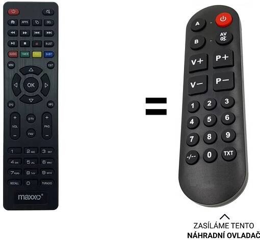 Dálkový ovladač Senior Maxxo DVB -T2 ANDROID BOX od 299 Kč - Heureka.cz
