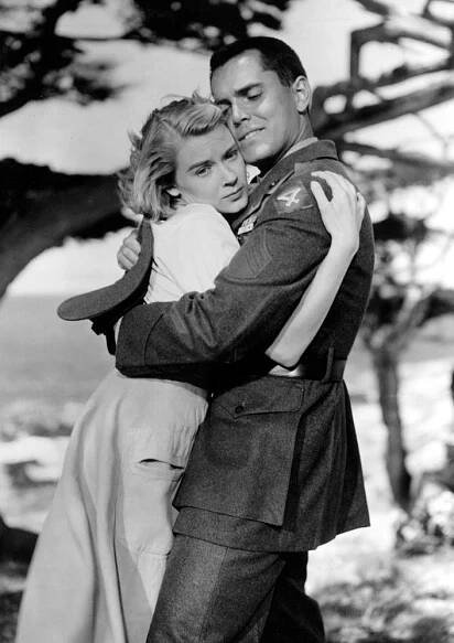 IN LOVE AND WAR, Hope Lange, Jeffrey Hunter, 1958 TM and Copyright (c) 20th Century Fox Film Corp. All rights reserved.
