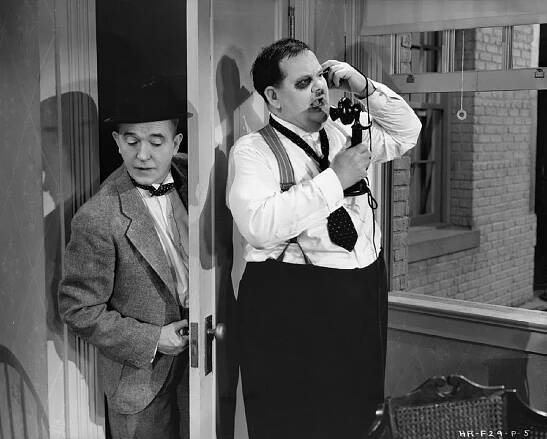 Laurel a Hardy na moři - Z filmu - Stan Laurel, Oliver Hardy