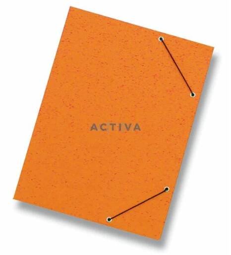 HIT Office - desky s gumičkou - oranžové