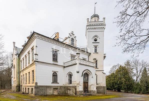 Prodej zámku, 2500 m2, se zámeckým parkem, budovami a pozemky 168235 m2, Jistebnice | Luxent