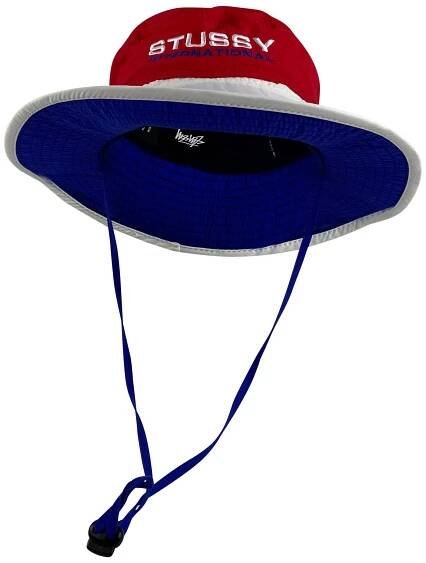 Stüssy Hat "3Tone Bucket Hat" -red