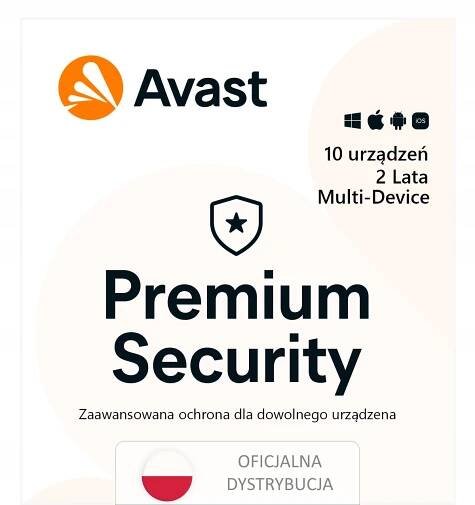 AVAST Premium Security 10 pozic / 2 roky - 2025