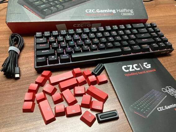 CZC.Gaming Halfling, Cherry MX Silent Red, CZ