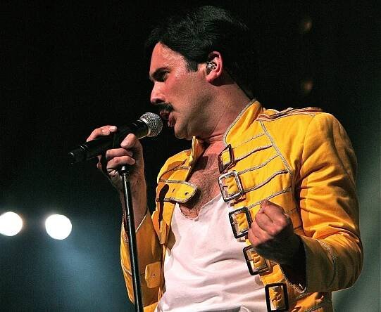 Our Freddie tribute act and lookalike! 