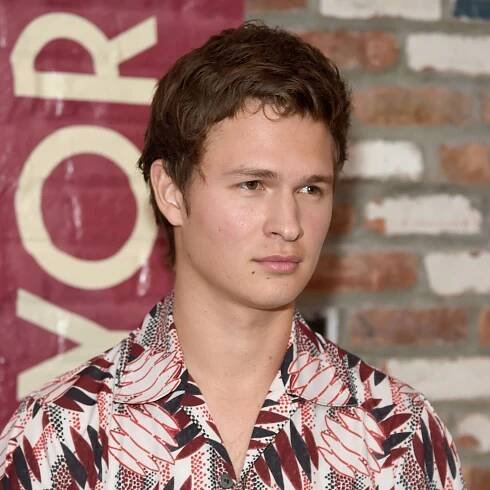 Ansel Elgort Shares Purses With Violetta Komyshan
